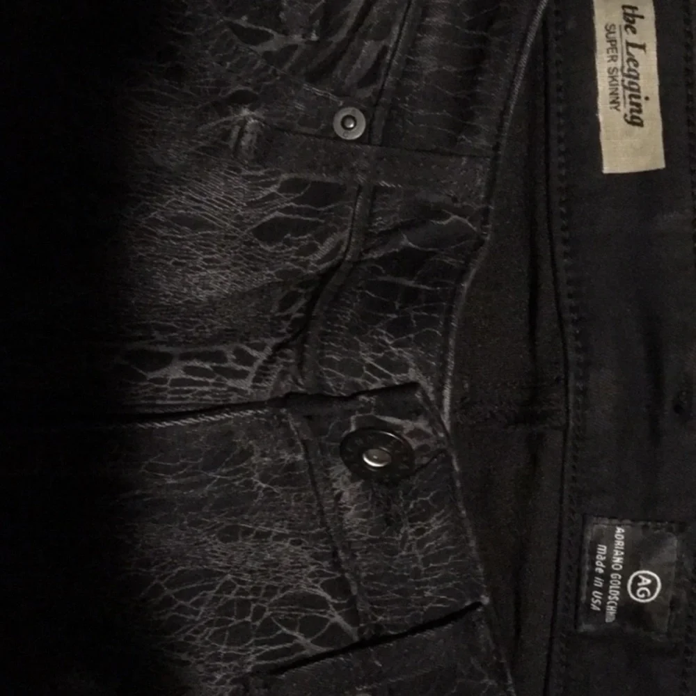 Adriano Goldschmied. Black print skinny. - Picture 2 of 5